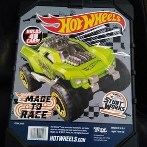 Hot Wheels case, holds 48 cars